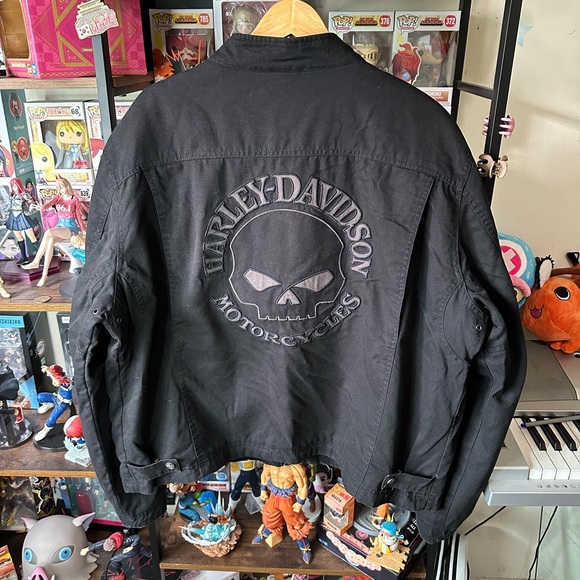 Harley-Davidson Circle Skull Jacket Men’s 2XL Black - Picture 5 of 8